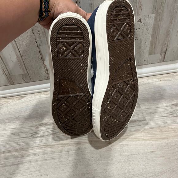 Chuck Taylor Converse All Star Navy White Low Top Sneakers Shoes Mens 11.5 - Picture 4 of 5